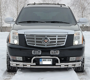 Кенгурятник передній захист бампера CADILLAC Escalade GMT 900 2007 -2014