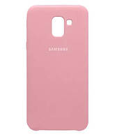 Чехол Silicone Case Samsung J250 Light Pink