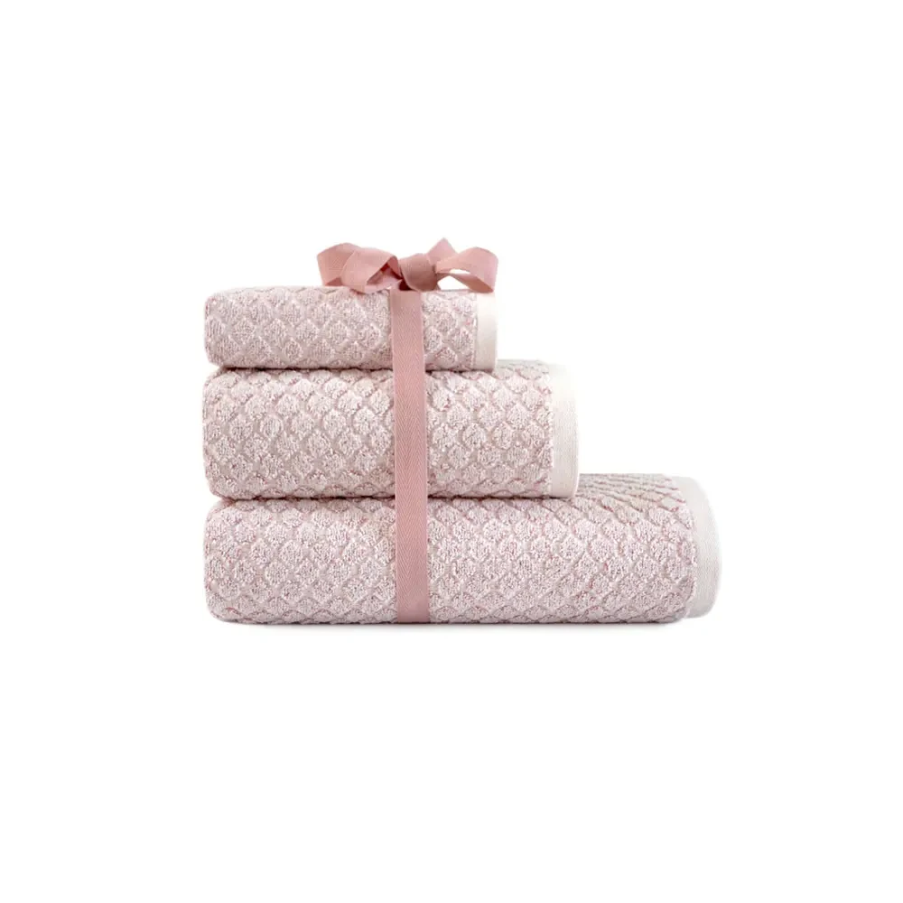 Набір рушників Irya - Jena pembe рожевий 33*33+50*90+70*140