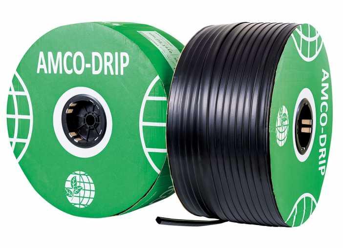 Крапельна стрічка щільова АМКО-DRIP (T-Tape) 6mil, 10см, 1.35л./год, 3050м