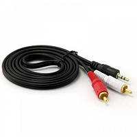 Кабель 2RCA - 3.5mm (Тюльпан) 1.5м