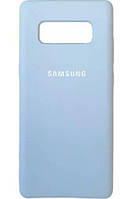 Чехол Silicone Case Samsung Note 8 Light Blue