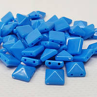 Бусины пластиковые пирамидка 5х10мм - 10 гр, цвет голубой КР