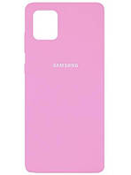 Чехол Silicone Case Samsung Note 10 Lite Pink