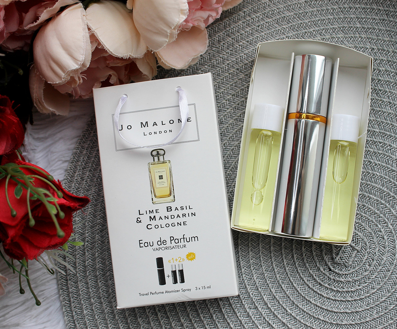 Мініпарфуми з феромонами унісекс Jo Malone Lime Basil&Mandarin 3х15 мл
