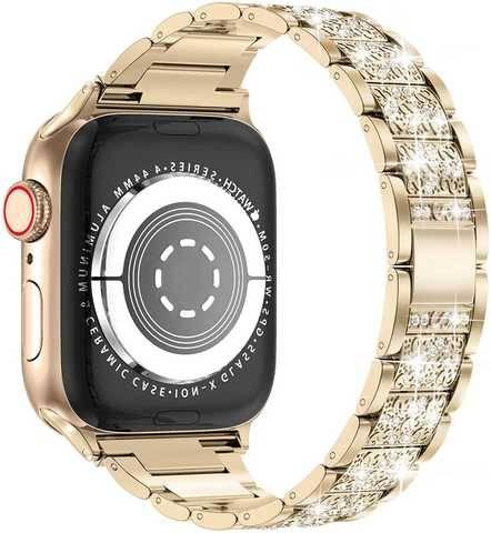 "Milanese" Apple Watch 42 / 44mm Gold (Diamond) - фото 1 - id-p1744782792