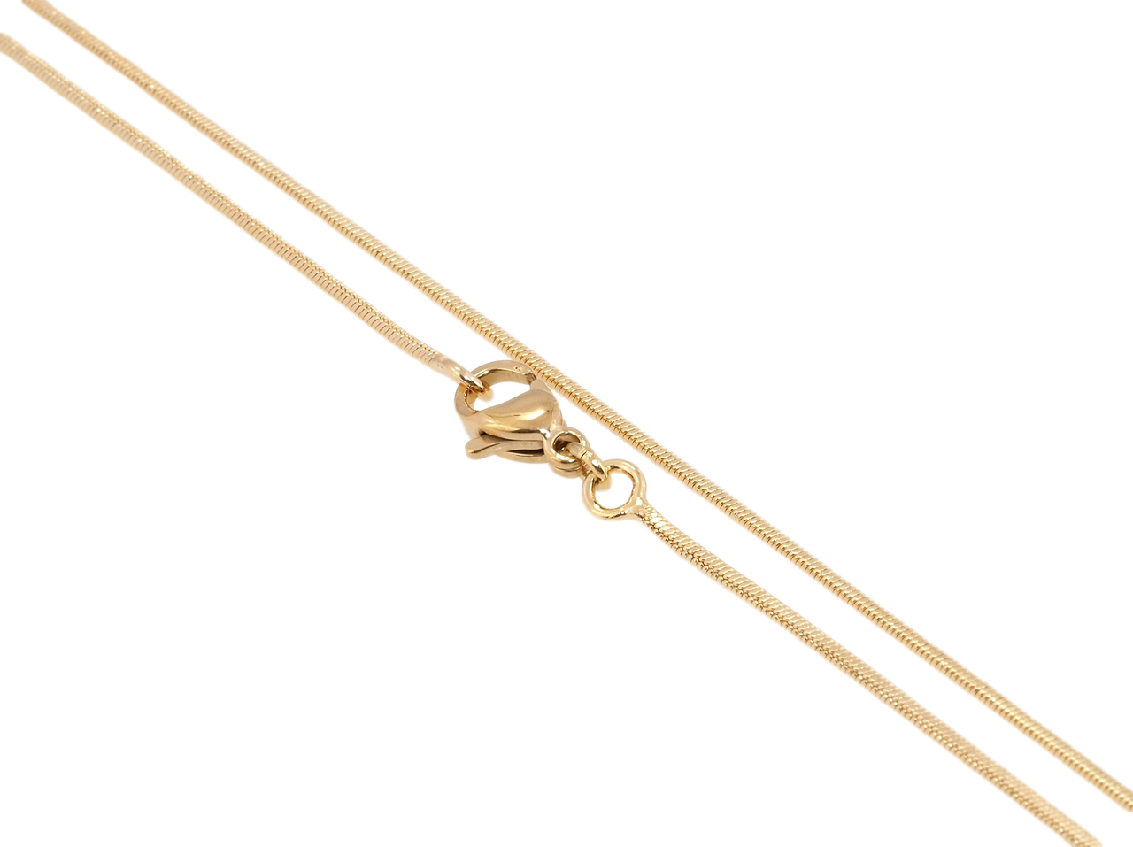Ланцюжок Xuping Позолота 18K "Плетіння Ювелірний шнур 4-х гранний" довжина 50см х 1мм