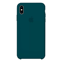 Чехол Silicone Case iPhone X / XS Mist Blue (35)