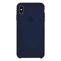 Чехол Silicone Case iPhone XS Max Midnight Blue (8)