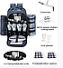 Рюкзак для пікніка з набором посуду та ковдрою Eono Cool Bag (TWPB-3065B69R), фото 4