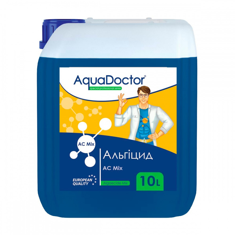 Засіб проти водоростей для басейну Альгіцид Aquadoctor AC mix 10 літрів