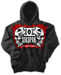 Толстовка SIKSPAK BURN IN HELL (Black), M, L, Толстовка