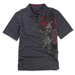 Поло FOX Inked Polo (Charcoal), XL, XL