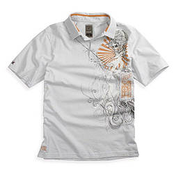 Поло FOX Inked Polo (Light Grey), L, L