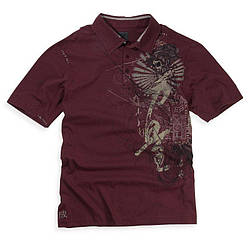 Поло FOX Inked Polo (Pomegranate), M, M