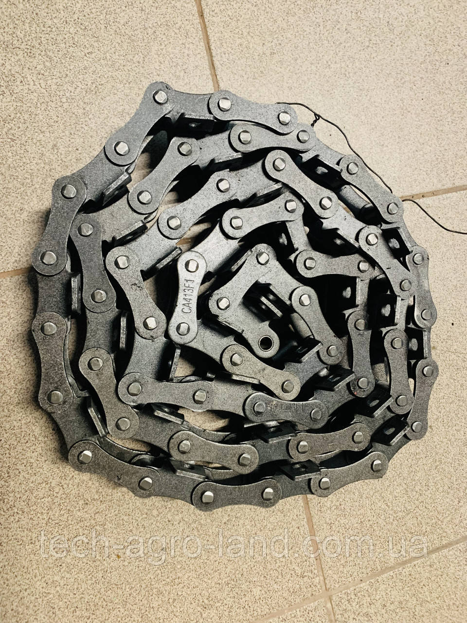 Ланцюг транспортера картоплесаджалки двохрядної Бомет без ложок (чашок), фото 1