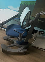 Дитячий письмовий стіл з полицями та ортопедичне крісло для школярів | Mealux Montreal + Galaxy, фото 2
