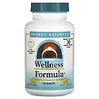 Source Naturals, Wellness Formula, покращена підтримка імунітету, 90 таблеток
