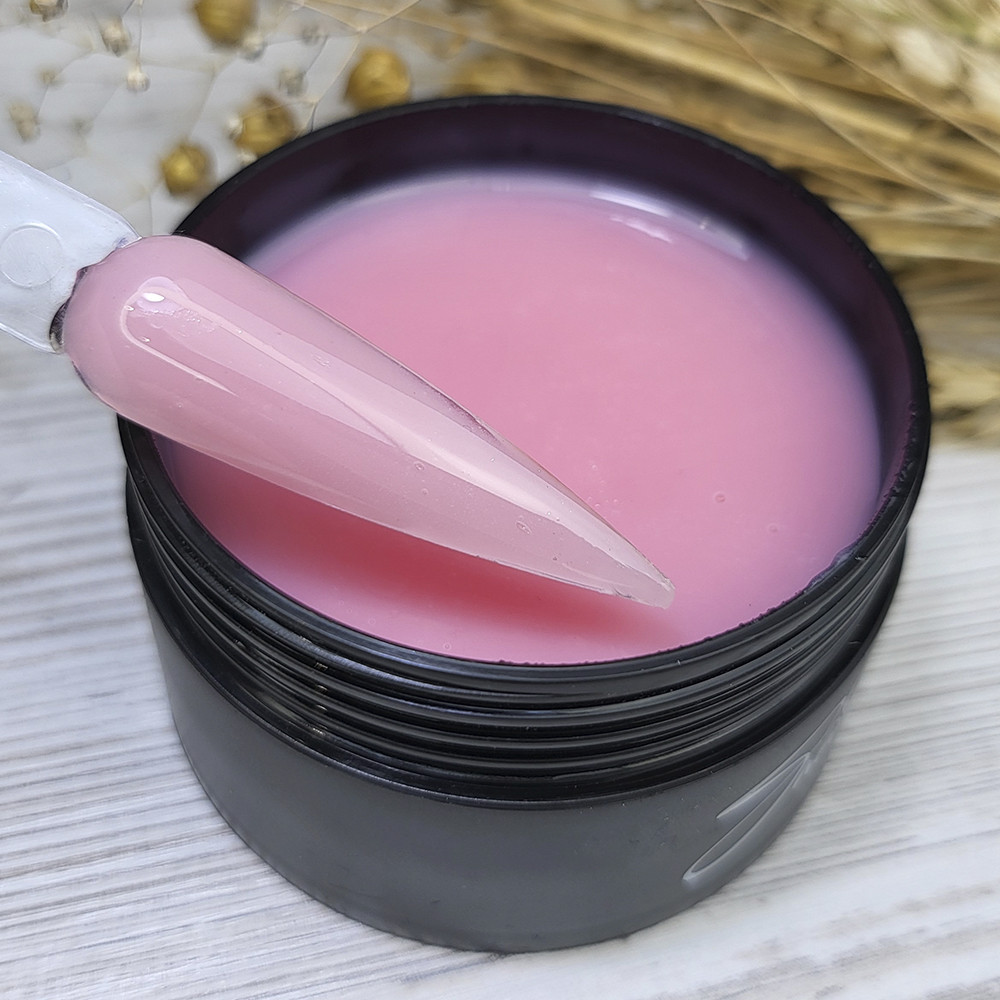 Полігель для нарощування нігтів камуфлюючий Sweet Nails Veneсia світло рожевий 50 г
