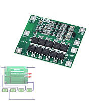 BMS контролер 4x18650 з балансиром, 4S 40А плата