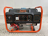 Генератор бензиновий TAYO TY3800AW 3 Kw ( електрозапуск, колеса), фото 8