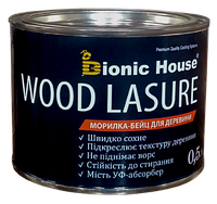 Морилка для дерева на основе льняного масла Bionic House Wood Lasure 0,5 л