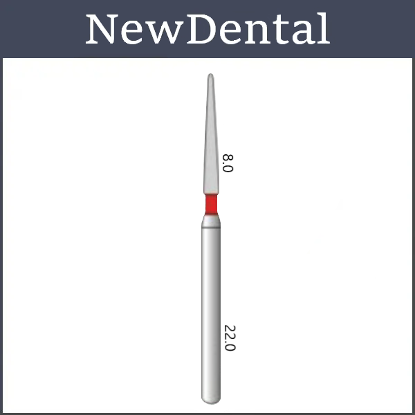 Бор FO-21F(D=014мм.) конусоподібний 10 шт Denco, фото 1