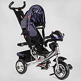 Велосипед триколісний дитячий із ручкою Best Trike 6588 / 79-822, колеса піна та музична фара, фото 6