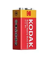 Батарейка крона KODAK 6F22 Super Heavy Duty Zinc солевая 9V