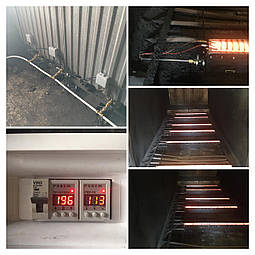 Газова автономна альтернатива електричним тенам у промисловій печі полімеризації