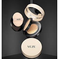 Кушон + пудра, 2 в 1, Veze Two in One Lightweight Concealer Air Cushion, тон 02 слоновая кость