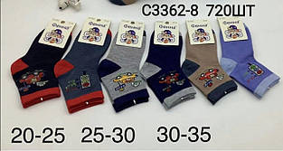 Шкарпетки дитячі на хлопчика бавовна Фена 20-25 25-30 30-35 (36 пар)