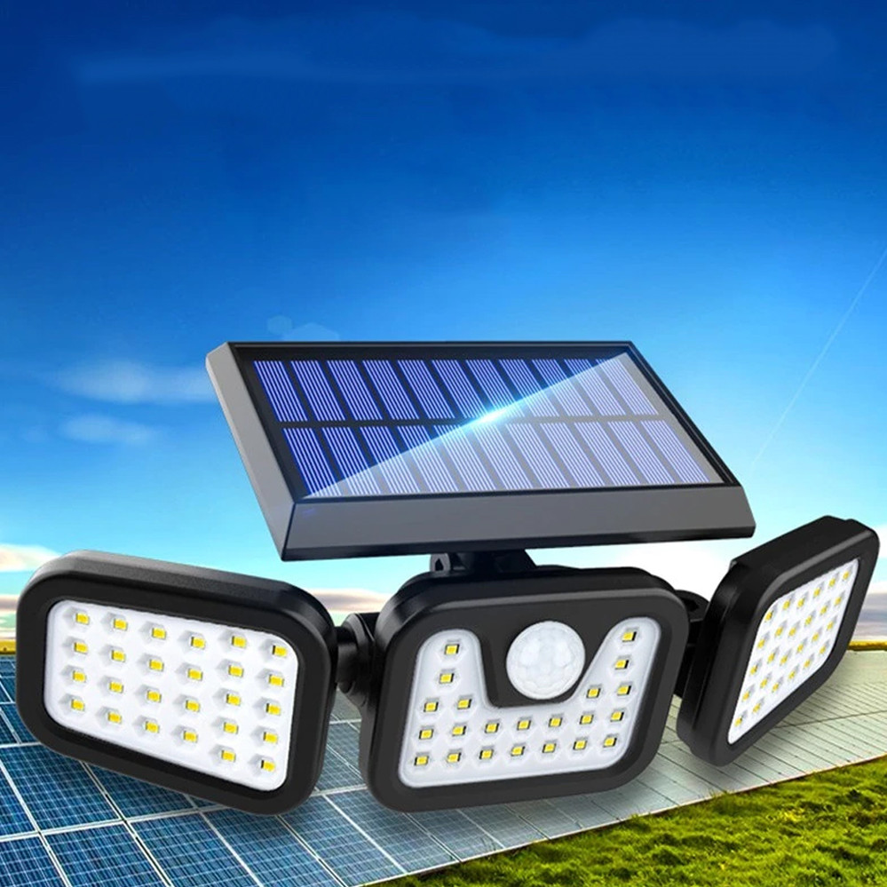 Вуличний прожектор Split solar Wall lamp NF 1725 ліхтар з датчиком руху і сонячною панеллю, фото 1