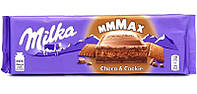 Шоколад молочний з кремовою шоколадною начинкою і шоколадним печивом Milka Choco&Cookie, 300 г