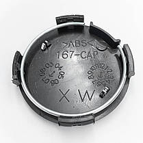 Ковпачки (заглушки) в литі диски AUDI (Ауді) 60 мм Чорний-глянець (4B0601170), фото 4