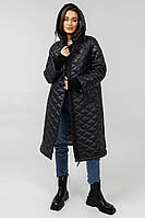 Пальто-кокон на флисе Lora Duvetti 48 черный