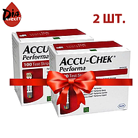 Тест-полоски Акку-Чек Перформа (Accu-Chek Performa) - 100 шт. 2 уп.