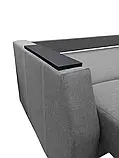 Диван прямий Марк (стандарт) рогожка сірий, фото 7