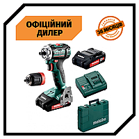 Аккумуляторный бесщеточный шуруповерт Metabo BS 18 L BL Q (18 В, 2 А/ч, двухскоростной) Топ 3776563