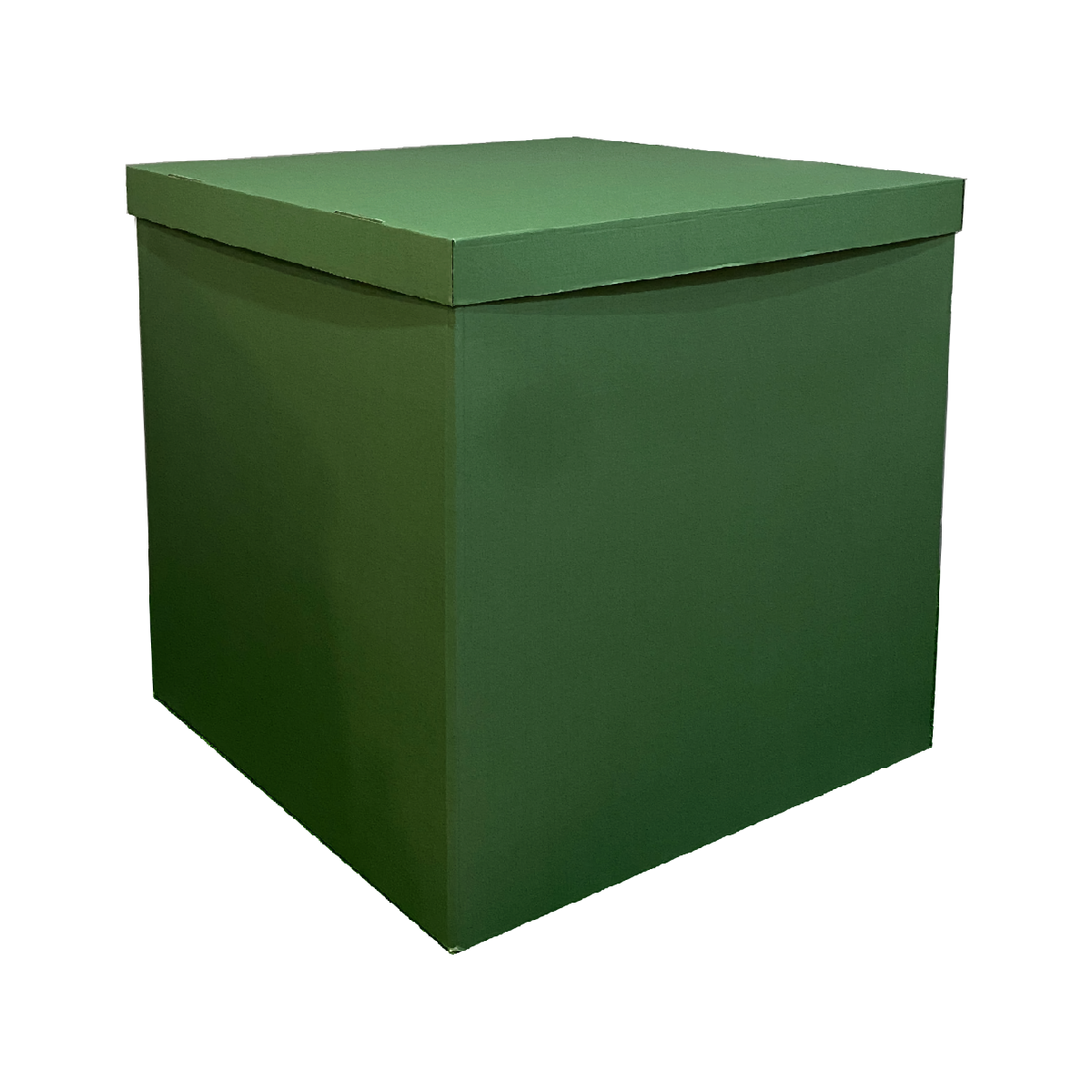 Коробка сюрприз для кульок зелена, клас А 70х70х70см (зелена всередині)