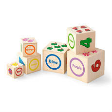 Дерев'яні кубики-пірамідка Viga Toys з цифрами (50392), фото 5