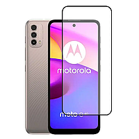 Защитное стекло для Motorola E40 на весь экран 5д стекло на телефон моторола е40 черное NFD