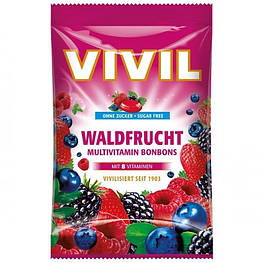 VIVIL Ягідні льодяники без цукру з вітамінами 120g