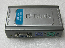 KVM перемикач PS/2 2 port D-Link KVM-121 VGA Audio новий