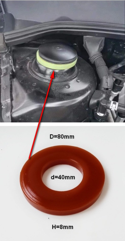 Проставка амортизатора SKODA,SEAT,VW,CITROEN,RENAULT,PEUGEOT...