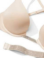 Бюстгальтер Victoria's Secret Plunge Convertible Shine Champagne 34С