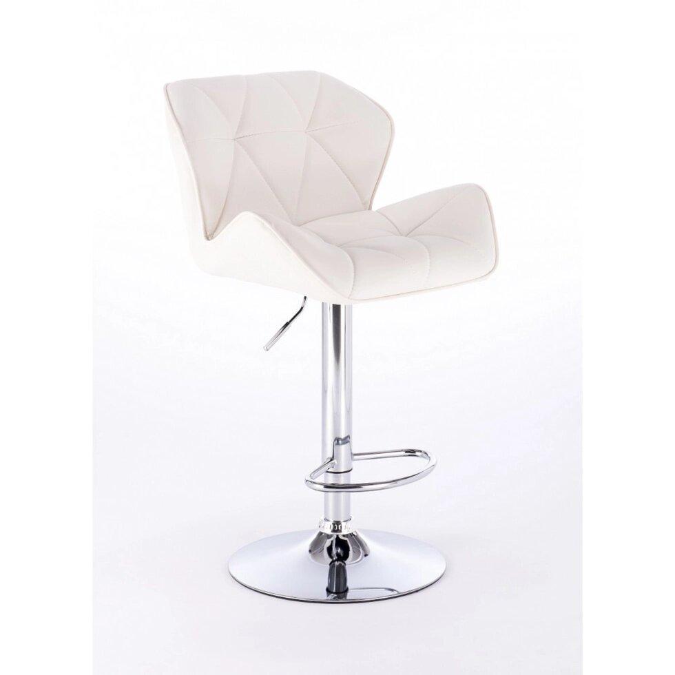 Візажний стілець хокер з регулюванням висоти VC111W новий дизайн Білий