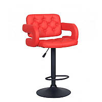 Визажное кресло Hrove Form VR8403W красный черная основа