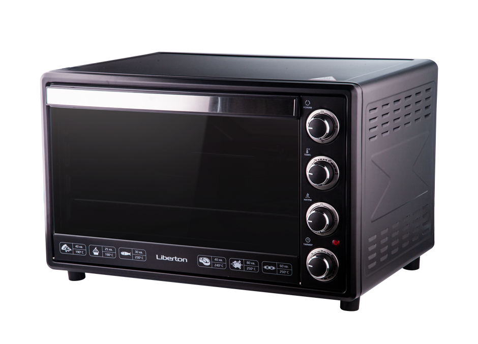 Електродуховка Liberton LEO-650 Black Mirror