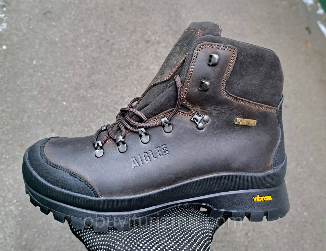 Шкіряні зимові черевики AIGLE MUNTAGNA 1GTX GORE-TEX - 20С (41/42/43/45/46/47)